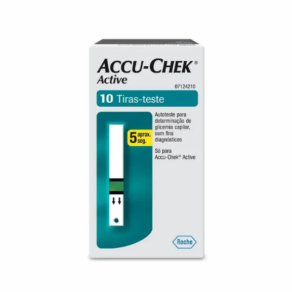 Tiras-teste de Glicemia Accu-Chek Active 10 tiras